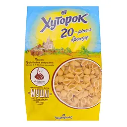 Макаронні вироби Хуторок Мушлі 800 г - мініатюра 2