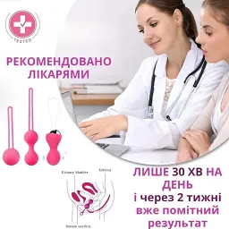 Набір вагінальних кульок I'MCUM Kegel Secret System Рожеві 3 шт (IM-KGE203) - мініатюра 8