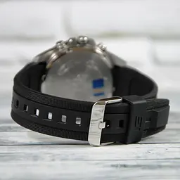Водонепроникні кварцові наручні годинники Casio оригінал Японія Edifice EFV-550P-1AVUEF з полімерним ремінцем - мініатюра 5