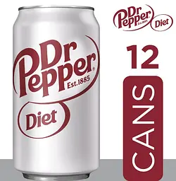 Газований напій Diet Dr Pepper 355 мл (пошкоджена банка) - мініатюра 4