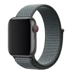 Ремінець Universal Nylon Apple Watch 41/Watch 40/Watch 38mm Storm Grey (37188_3610638)