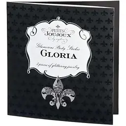 Пестіс з кристалів Petits Joujoux Gloria set of 3 Black/Pink украшение на грудь и вульву One size - мініатюра 3