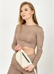 Жіноча поясна сумка-бананка Sambag 24×15×4 см sum0014005 - мініатюра 4