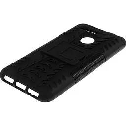 Чохол-накладка Toto Dazzle Kickstand 2 in 1 Case HuAwei Y6 2018 Black - мініатюра 5