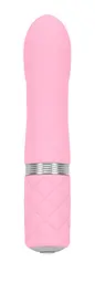 Розкішний вібратор PILLOW TALK - Flirty Pink з кристалом Swarovski, гнучка головка