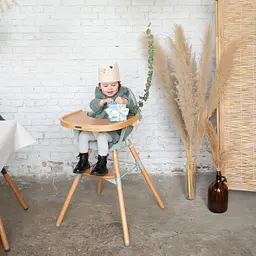 Столик до стільця для годування Childhome Evolu natural/wood (CHEVOTB) - мініатюра 10