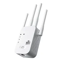 Репітер підсилювач сигналу ретранслятор Wi-Fi роутер 300Мбіт ∙ Wi-Fi ретранслятор 2.4G з 6 антенами