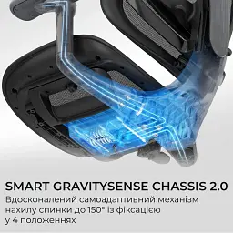 Офісне крісло Sihoo C300 PRO V2, White, з підставкою для ног (C300-PRO-V2-B102-JT) - миниатюра 6