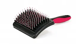 Пуходерка для собак та котів Croci Vanity з напиленням та щетиною велика 11.5х9 см C6067434