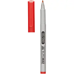 Маркер Buromax Jobmax водостійкий 0.6 мм червоний (BM.8701-05) - мініатюра 2