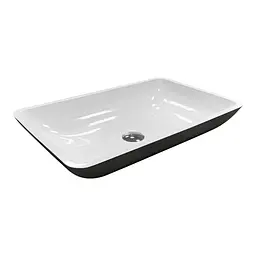 Раковина Adamant Lower black/white glossy 4824296204009, Чорний
