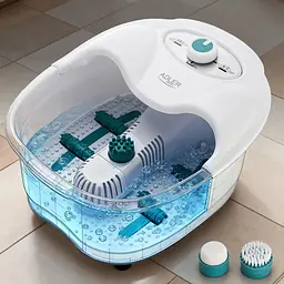 Масажна ванночка для ніг Adler AD 2167 White, 80 Вт, із підігріванням, інфрачервоним променем та 3 режимами масажу - мініатюра 7