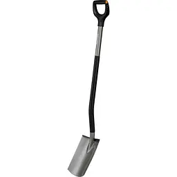 Лопата з заокругленим лезом Fiskars Ergonomic (1066710) - мініатюра 2