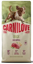 Сухий корм Корм сухий Carnilove True Fresh Puppy для цуценят качка 4 кг
