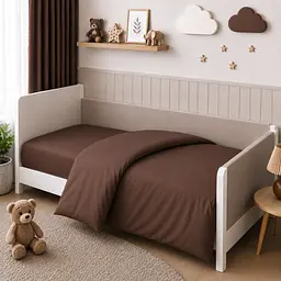 Дитяча постільна білизна MIRSON TEENAGER фланель Brown 200х220см (2200012885727) - мініатюра 8