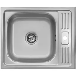 Кухонна мийка Kroner KRP Satin - 6050 (0.6 мм) (CV031911)