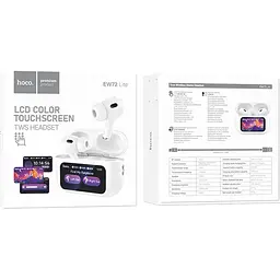 Навушники Hoco EW72 Lite Stereo Bluetooth Headset White - мініатюра 6