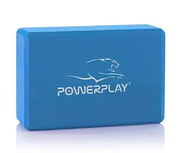 Блоки для йоги PowerPlay 4006 Yoga Brick EVA 2 шт Сині (PP_4006_Blue_2in) - мініатюра 2