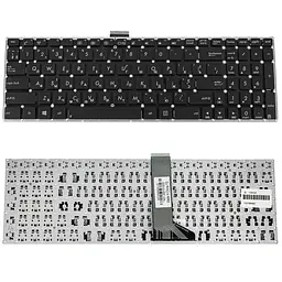 Клавіатура для ноутбука ASUS (X502, X551, X553, X555, S500, TP550) ukr, black, без фрейму, без кріплень