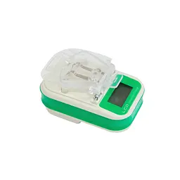 Адаптер живлення жабка біло-зелена зарядка жабка для батареї LCD USB Charger HY02 4.2V 0.3A - мініатюра 3