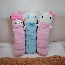 М’яка іграшка (подушка-обіймашка) аніме Sanrio. Cinnamoroll, 55 см, блакитний - мініатюра 2