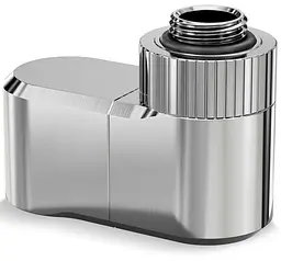 Фітінг для СВО Ekwb EK-Quantum Torque Double Rotary Offset 28 - Nickel (3831109893456) - мініатюра 2
