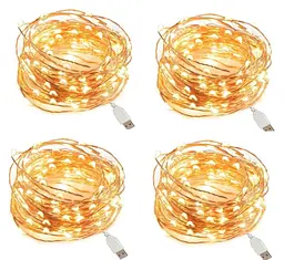Гірлянда LT оптом 100 led нитка 10 м c USB для 5v powerbank - мініатюра 2
