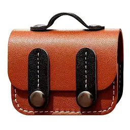 Шкіряний футляр Briefcase для навушників AirPods Pro Brown / Black