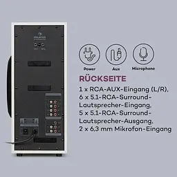 Домашній кінотеатр Auna Areal Elegance 5.1 (10034855) - мініатюра 8