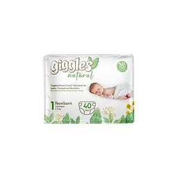 Підгузки Giggles Natural 1 Newborn 2-5 кг 40 шт (8680131206377)