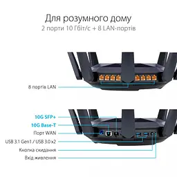 Бездротовий маршрутизатор (роутер) ASUS RT-AX89X - мініатюра 9