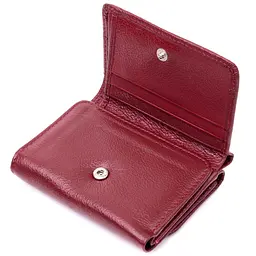 Жіночий гаманець горизонтального типу з натуральної шкіри ST Leather 19479 бордовий - мініатюра 5