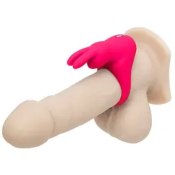 Ерекційне віброкільце Happy Rabbit Rechargeable Cock Ring, 6.7 см (рожевий) - мініатюра 2