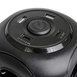 Мережевий фільтр живлення Patron SP-1683-USBT (EXT-PN-SP-1683-USBT) - мініатюра 2