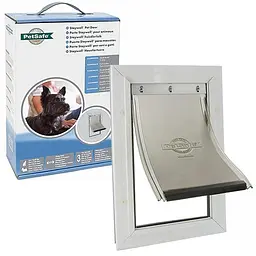 Дверцята для котів і собак малих порід PetSafe Staywell Aluminium Small посилена конструкція