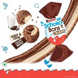 Цукерки Kinder Schoko-Bons Crispy 67г - мініатюра 3