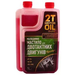 Масло для садової техніки інструменту та мототехніки двотактних двигунів малодимне DV 2Т 1 л