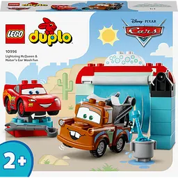 Конструктор LEGO DUPLO Disney TM Развлечения Молнии МакКвина и Сырника на автомойке, 29 деталей (10996)