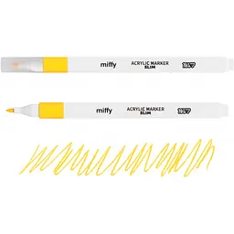 Маркери акрилові Yes Miffy 12 кольорів у PET пакуванні (650626) - мініатюра 4