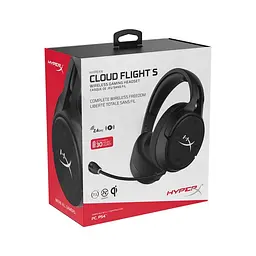 Гарнітура ігрова HyperX Cloud Flight S WL USB Black (HX-HSCFS-SG/WW) - мініатюра 2