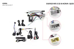 Штатна автомагнітола EasyGo M9-3-32-B-HCRVN QLED Honda CR-V 2012-2017 - мініатюра 2