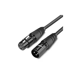 Кабель мультимедійний Ugreen XLR M - XLR F чорний 3 м (20711)