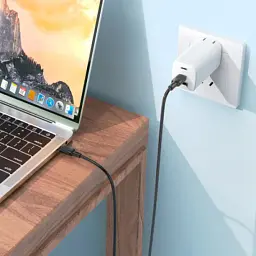 Дата кабель USB-C to USB-C 2.0m 60W Lenny silicone BX113 black BOROFONE (6941991115516) - мініатюра 7