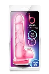 Фалоімітатор Blush B Yours Sweet N Hard, 17.8 см (рожевий) - мініатюра 5