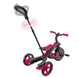 Велосипед дитячий Globber Explorer Trike 4 в 1 червона (634-102) - мініатюра 6