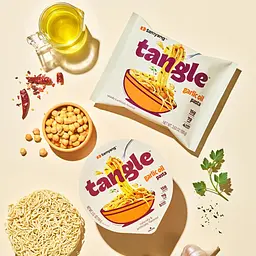 Локшина Samyang Tangle Garlic Oil Pasta 100г - мініатюра 2