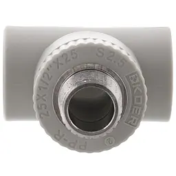 Трійник НР Koer 25x1/2M PPR K0109.Pro KP0130 - мініатюра 3