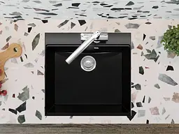 Кухонна мийка Miraggio Lagoon 540 black 0001039, Чорний - мініатюра 6