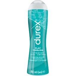 Інтимний гель-змазка Durex Play Tingling з ефектом легкого поколювання прохолоди та зігрівання (лубрикант) 50 мл (4820108005341) - мініатюра 1