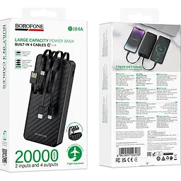 Зовнішній акумулятор Borofone BJ84A 20000mAh 22.5W Black [156653] - мініатюра 6